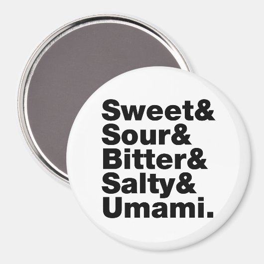 5つの基本味 マグネット (正面/裏面)
