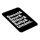 5つの基本味 マグネット (右側)