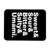 5つの基本味 マグネット (横)