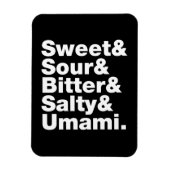 5つの基本味 マグネット (縦)