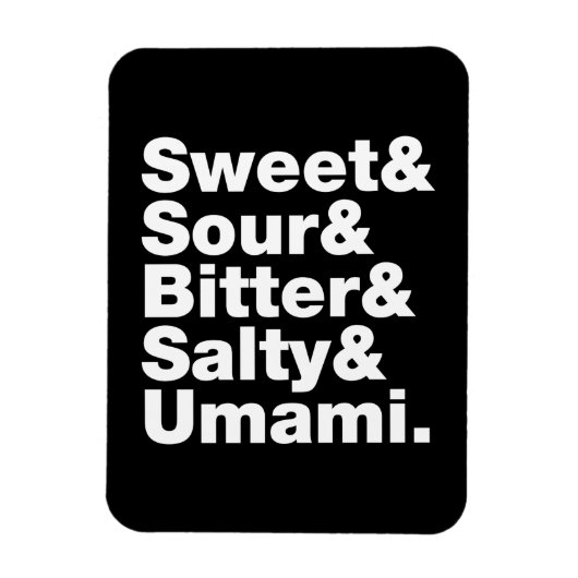 5つの基本味 マグネット (縦)