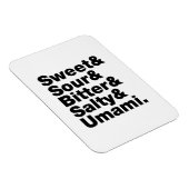 5つの基本味 マグネット (右側)