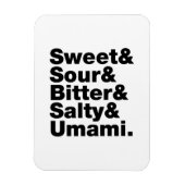 5つの基本味 マグネット (縦)