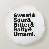 5つの基本味 ラウンドクッション (裏面)