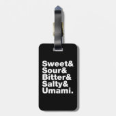 5つの基本味 ラゲッジタグ (裏面縦)