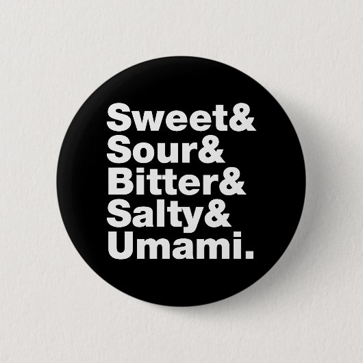 5つの基本味 缶バッジ (正面)