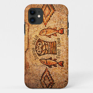5つの塊および2匹の魚との多数を食べ物を与えること iPhone 11 ケース