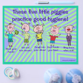 5つの小さな子豚フライヤー チラシ (シングル)