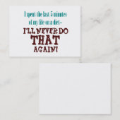 5つの微細なダイエットのプロフィールか名刺 名刺 (正面/裏面)