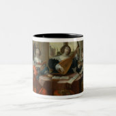 5つの感覚-ヒアリング ツートーンマグカップ (中央)