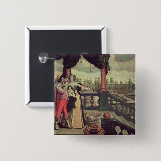 5つの感覚-臭い 缶バッジ (正面&裏面)