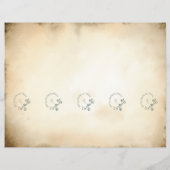 5つの感謝しおりセット (裏面)