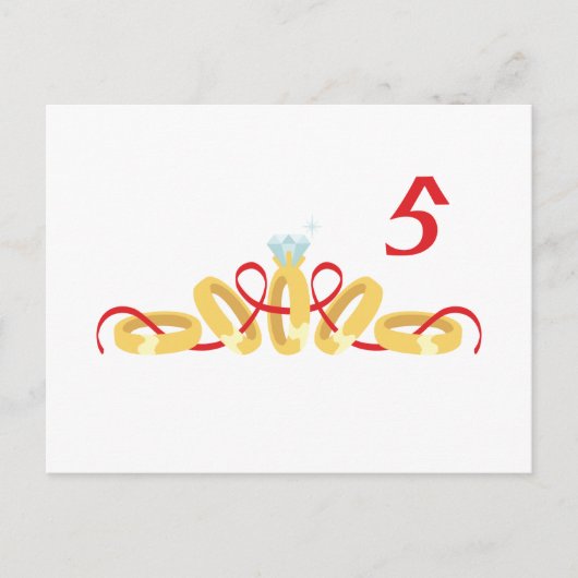 5つの指輪 ポストカード (正面)