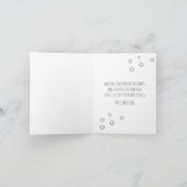 5つの日のコービッドクリスマスおもしろい シーズンカード (内部)