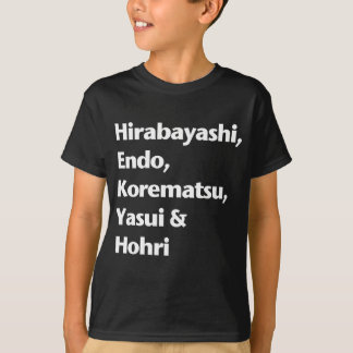 5つの日系アメリカ人の人権Sempai Tシャツ