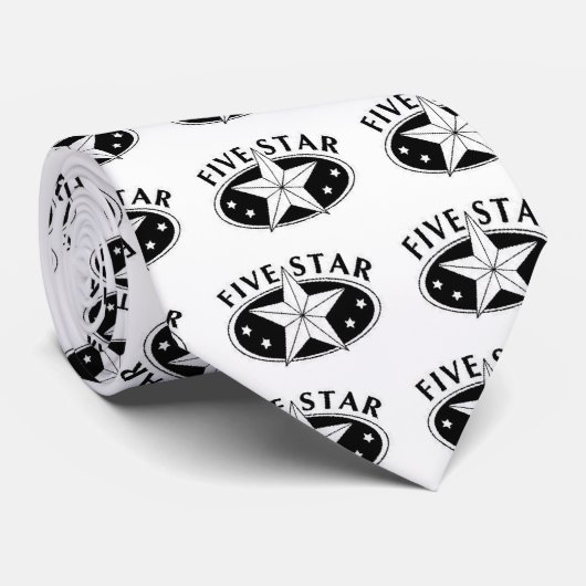 5つの星のタイ ネクタイ (ロール)