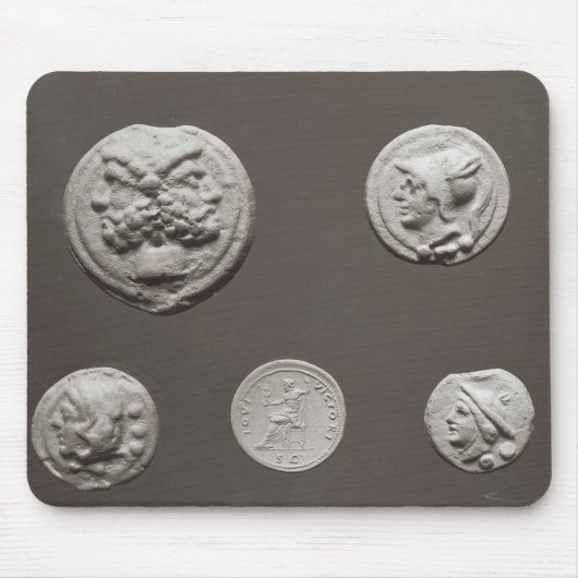 5つの硬貨 マウスパッド (正面)