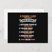 5つの私が好きなジオキャッシング 暇つぶし GPS ナビゲーション ポストカード (正面/裏面)