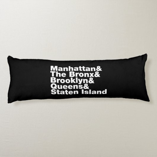 5つの自治区の~ニューヨークシティ ボディピロー (裏面)