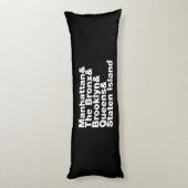 5つの自治区の~ニューヨークシティ ボディピロー (裏面 (縦))