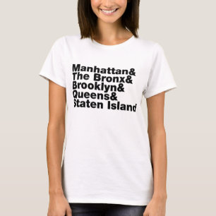 5つの自治区の~ニューヨークシティ Tシャツ