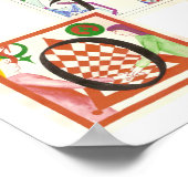 5つの要素と母音 ポスター (角)