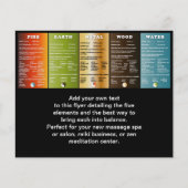 5つの要素 チラシ (正面)