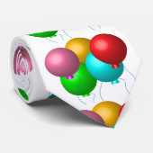 5つの誕生日の気球 ネクタイ (ロール)