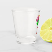 5つの誕生日バルーンパーソナライズされた ショットグラス (左)