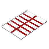 5つの赤い線 ノートブック (左側)