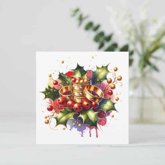 5つの金の指輪 | クリスマスの12日間 シーズンカード (スタンド正面)