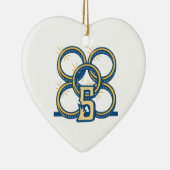 5つの金の指輪! セラミックオーナメント (右)