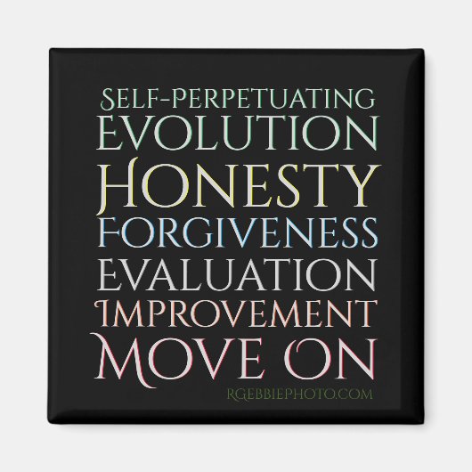 5つの鍵自己永続する進化 マグネット (正面)