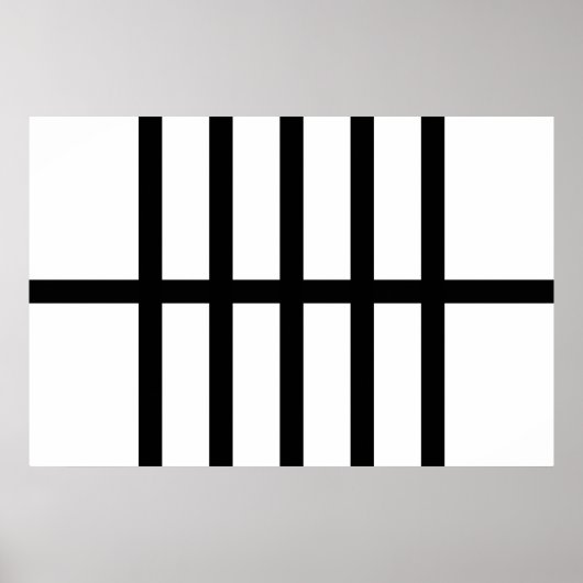 5つの黒い線 ポスター (正面)