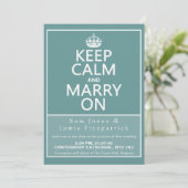 5つは平静を保ち、結婚式招待状で結婚します 招待状 (スタンド正面)