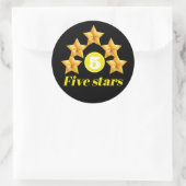 5つ星すごい ラウンドシール (バッグ)