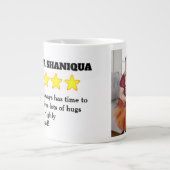 5つ星のおばあちゃんレビュー（写真あり） ジャンボコーヒーマグカップ (正面)