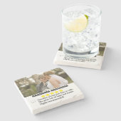 5つ星のおばあちゃんレビュー（写真あり） ストーンコースター (横)