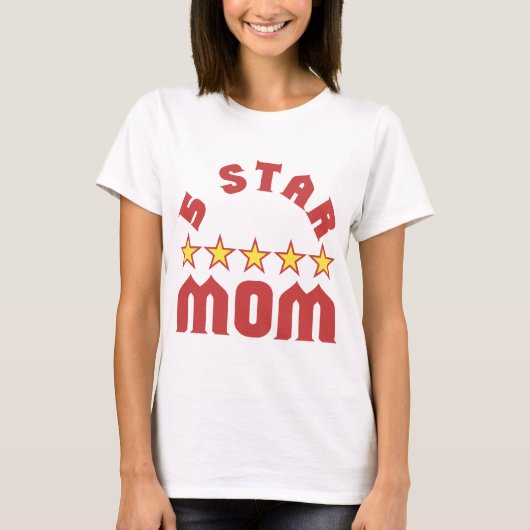 5つ星のママ賞 Tシャツ (正面)
