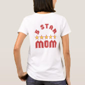 5つ星のママ賞 Tシャツ (裏面)