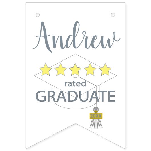 5つ星の卒業生 バンティングフラッグ (第1の旗)