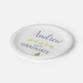 5つ星の卒業生 ペーパープレート (アングル)