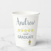 5つ星の卒業生 紙コップ (裏面)