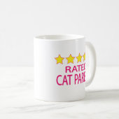 5つ星の猫の親 コーヒーマグカップ (正面右)