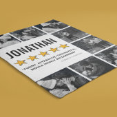 5つ星の評価ボーイフレンドの写真 フリースブランケット