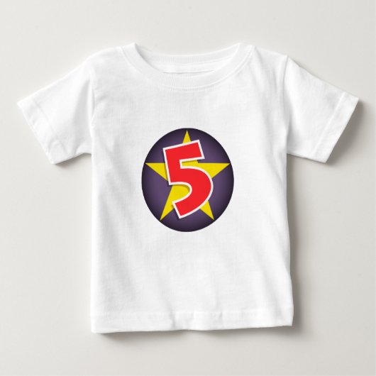 5つ星のTシャツ ベビーTシャツ (正面)
