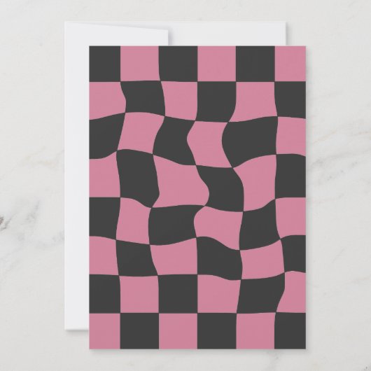 5と女の子を運転する準備ができて5歳の誕生日パーティー 招待状 (裏面)