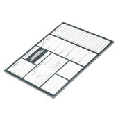 5と1 |メニュープランナー |食料品リスト ノートパッド (アングル)