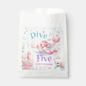 5に飛び込め!ガールピンクマーメイド5誕生日 フェイバーバッグ (正面)