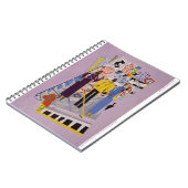 "5の後の女の子Talkin'"ノート ノートブック (左側)